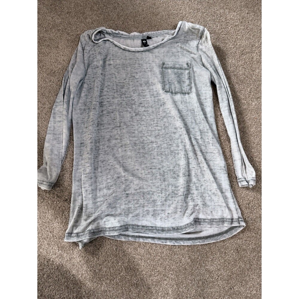 Womens Cotton On 3/4 Sleeve Lightweight Gray Shirt Size Small